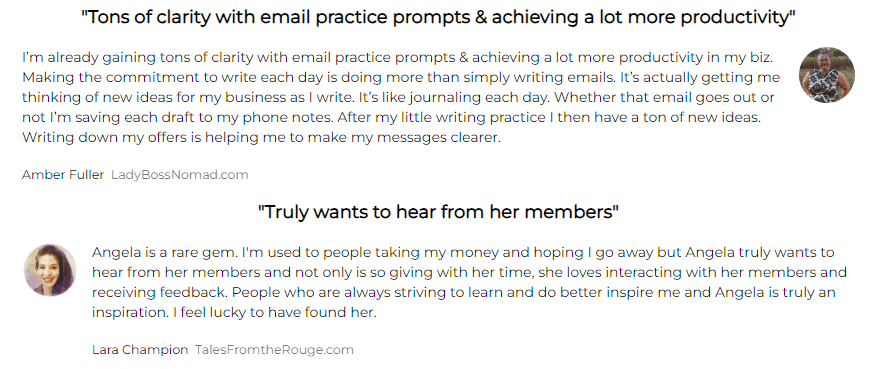 email practice club members email marketing membership feedback