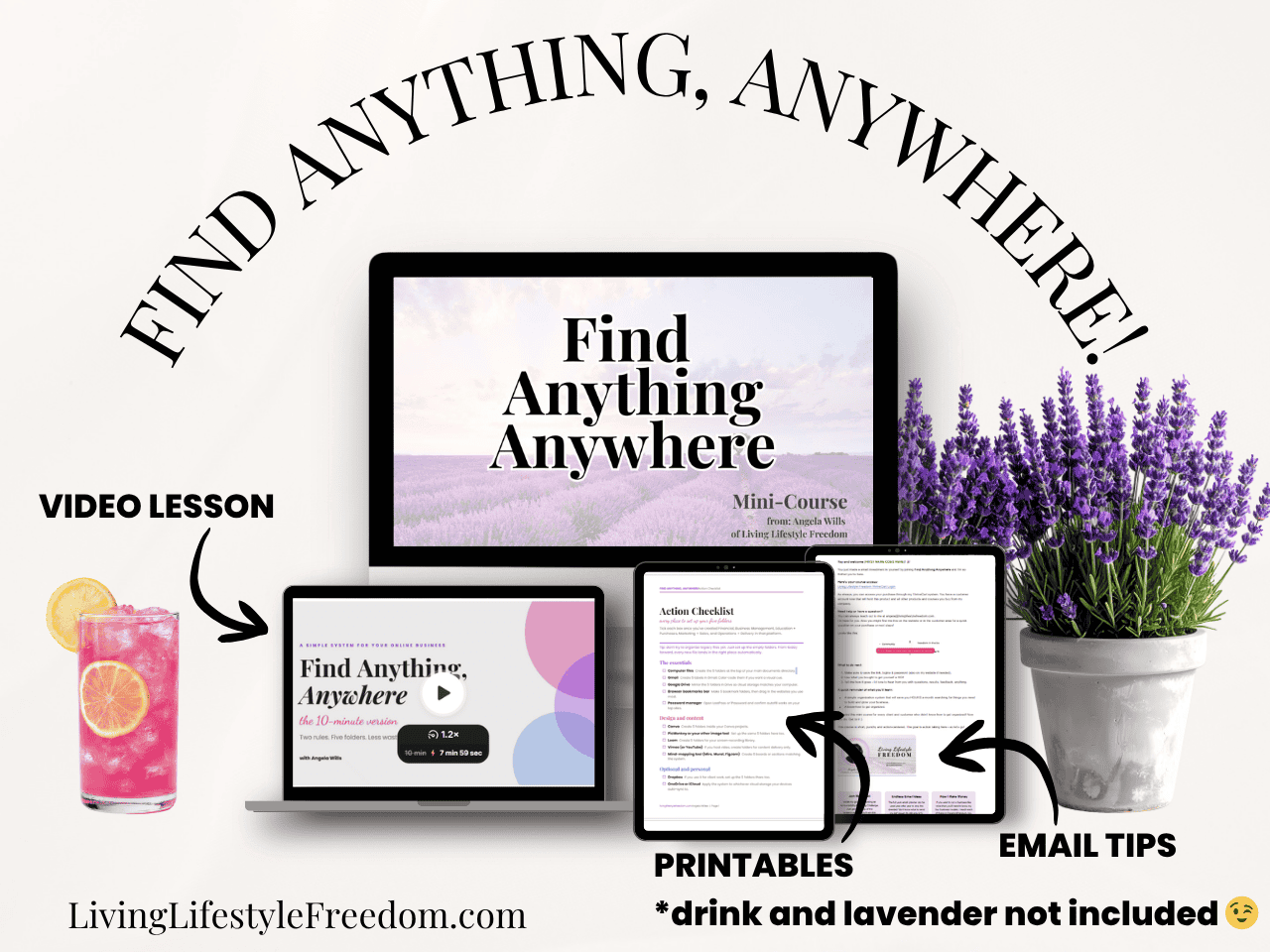 Find Anything Anywhere product mockup